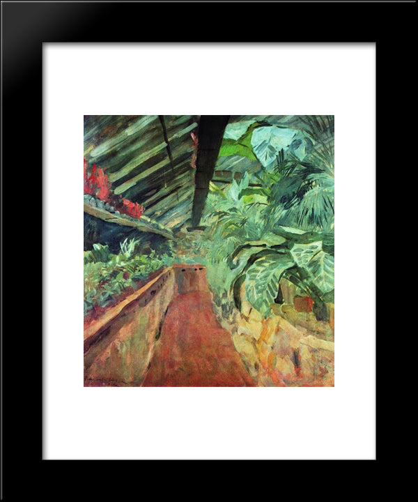 Conservatory 20x24 Black Modern Wood Framed Art Print Poster by Levitan, Isaac