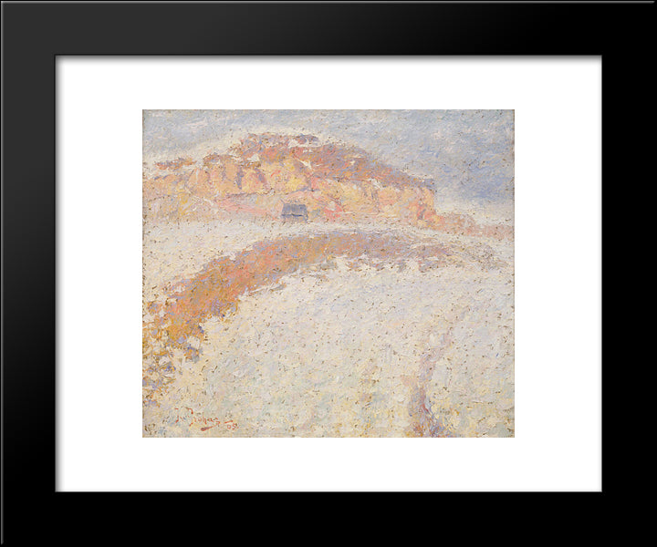 Kamnitnik 20x24 Black Modern Wood Framed Art Print Poster by Grohar, Ivan
