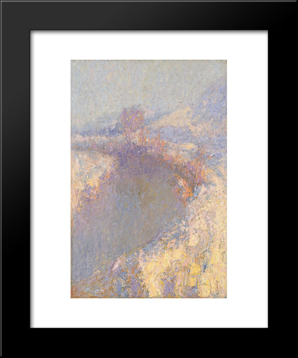 View From My Window 20x24 Black Modern Wood Framed Art Print Poster by Grohar, Ivan