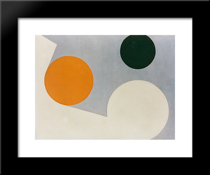 Formas 20x24 Black Modern Wood Framed Art Print Poster by Serpa, Ivan