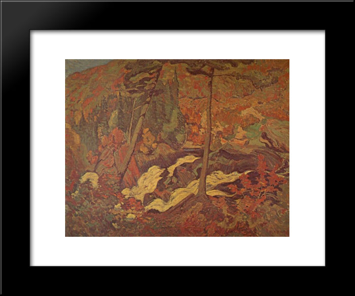 The Wild River 20x24 Black Modern Wood Framed Art Print Poster by MacDonald, J. E. H.