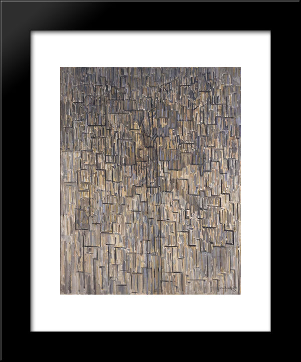 Baum 20x24 Black Modern Wood Framed Art Print Poster by Heemskerck, Jacoba van