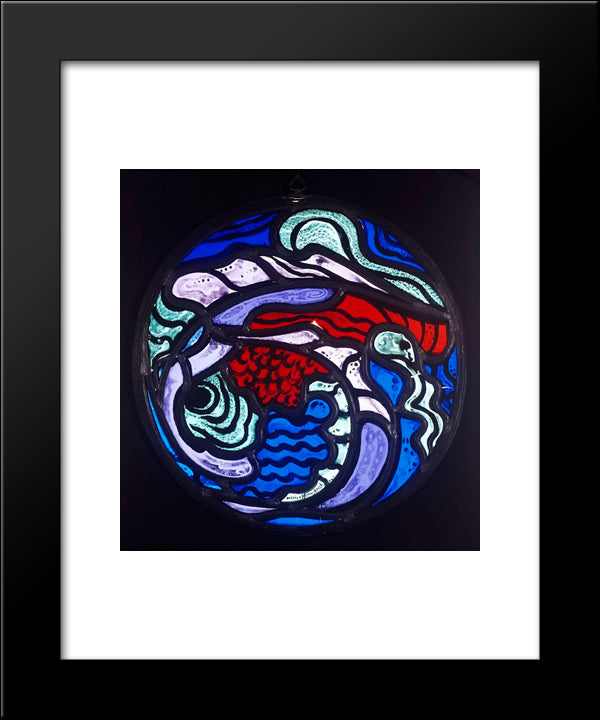 Halraam Villa Wulffraat 20x24 Black Modern Wood Framed Art Print Poster by Heemskerck, Jacoba van