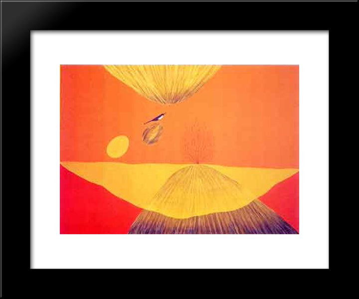 Journey - I 20x24 Black Modern Wood Framed Art Print Poster by Swaminathan, Jagdish
