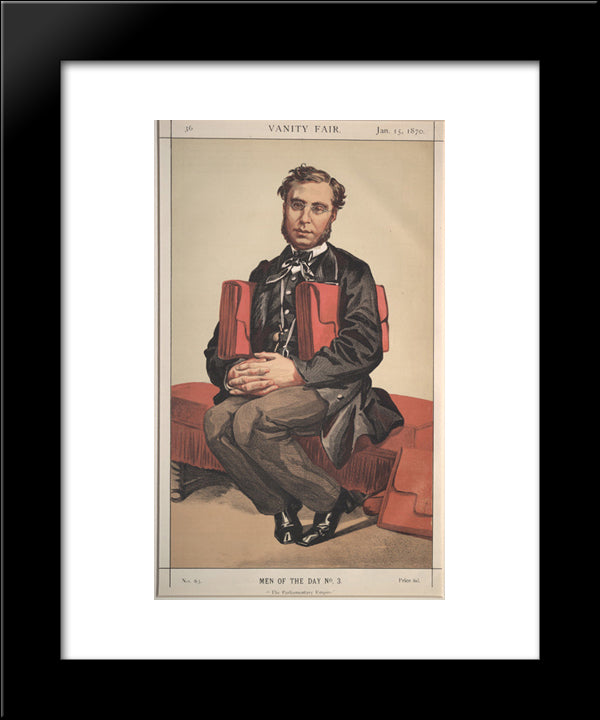 Emile Ollivier 20x24 Black Modern Wood Framed Art Print Poster by Tissot, James