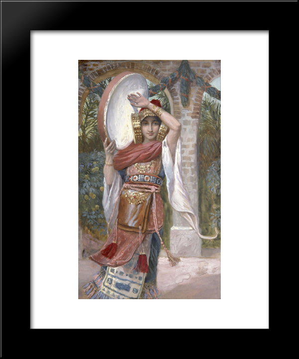 Jephthah'S Daughter 20x24 Black Modern Wood Framed Art Print Poster by Tissot, James