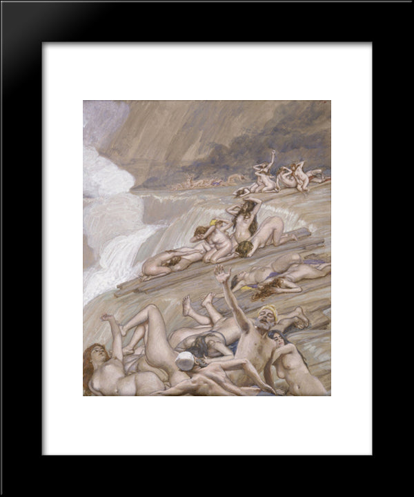 The Deluge 20x24 Black Modern Wood Framed Art Print Poster by Tissot, James