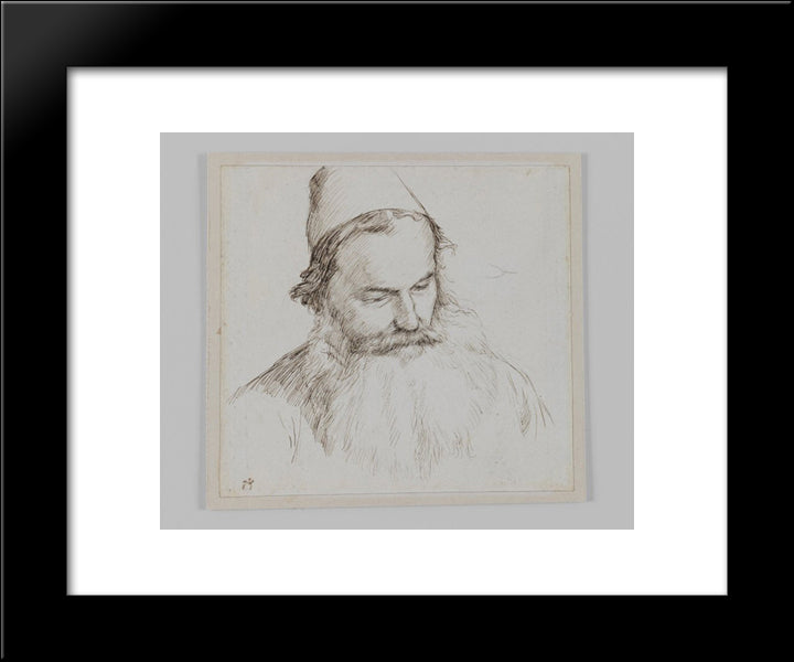 Type Of Jew 20x24 Black Modern Wood Framed Art Print Poster by Tissot, James