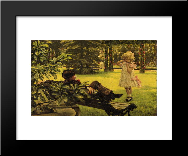 Uncle Fred 20x24 Black Modern Wood Framed Art Print Poster by Tissot, James