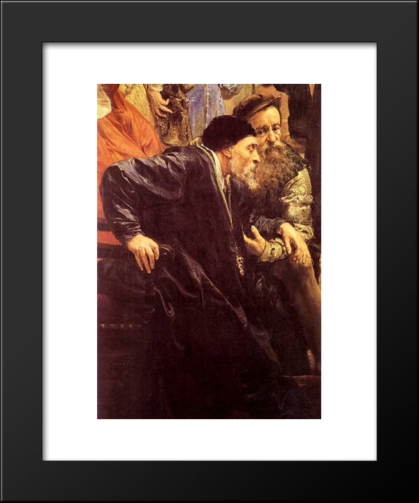 Bishop Union 20x24 Black Modern Wood Framed Art Print Poster by Matejko, Jan