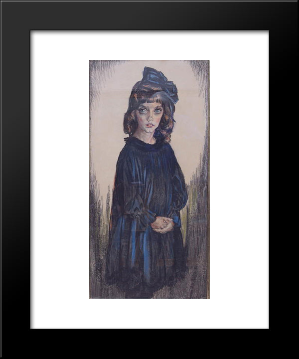 The Daughter Of Sormani 20x24 Black Modern Wood Framed Art Print Poster by Sluyters, Jan