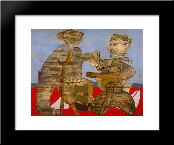 The Mutilated 20x24 Black Modern Wood Framed Art Print Poster by Adler, Jankel