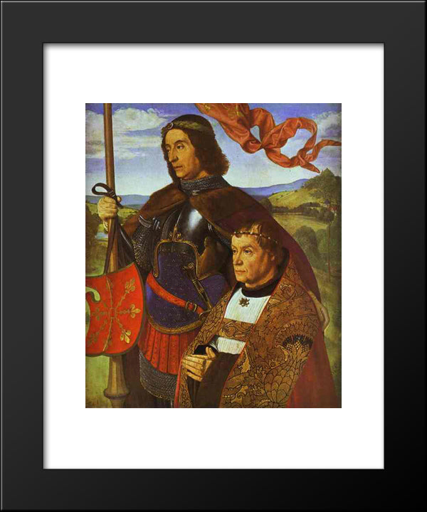 Portrait Of Francis De Chateaubriand 20x24 Black Modern Wood Framed Art Print Poster by Hey, Jean