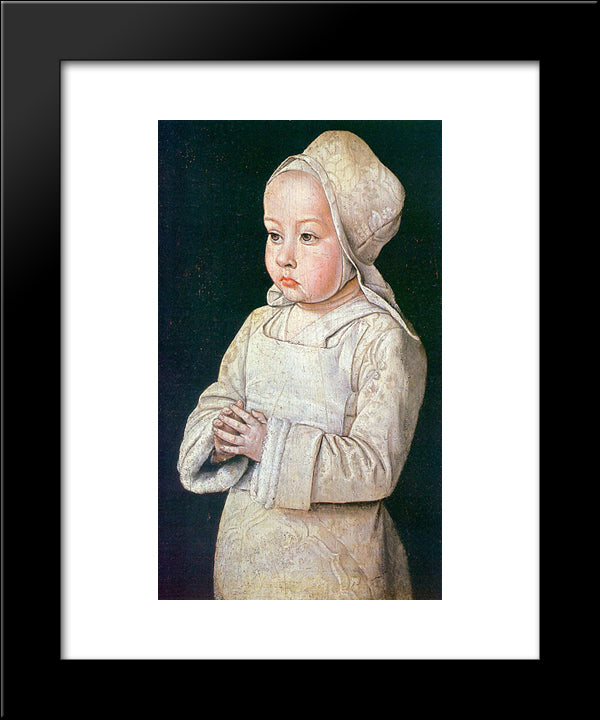 Portrait Of Suzanne Of Bourbon 20x24 Black Modern Wood Framed Art Print Poster by Hey, Jean