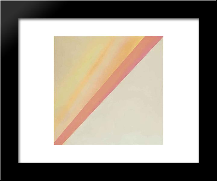 Lichtbogen (Flamand Rose) 20x24 Black Modern Wood Framed Art Print Poster by Verheyen, Jef