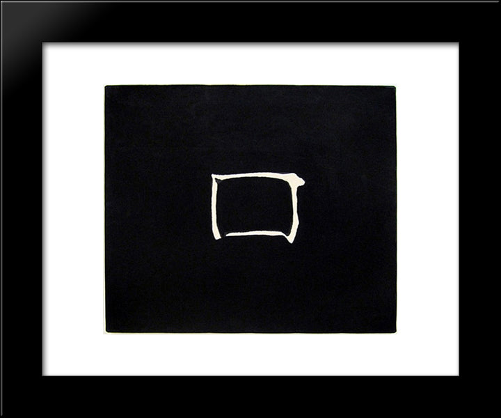 Work 20x24 Black Modern Wood Framed Art Print Poster by Yoshihara, Jiro