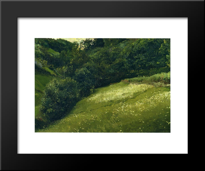 Field In Asturias 20x24 Black Modern Wood Framed Art Print Poster by Sorolla, Joaquin