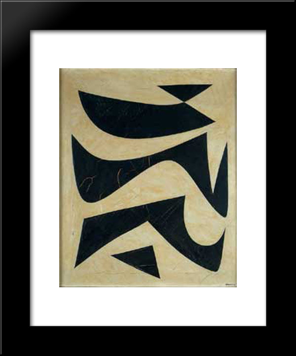 C9 20x24 Black Modern Wood Framed Art Print Poster by Rodrigo, Joaquim