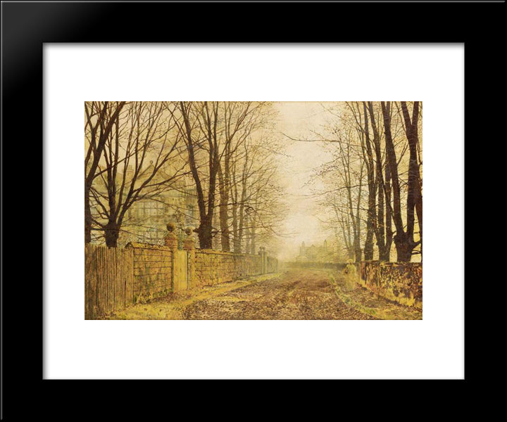 Golden Eve 20x24 Black Modern Wood Framed Art Print Poster by Grimshaw, John Atkinson