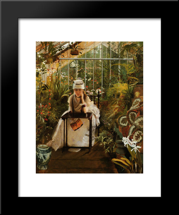 Il Penseroso 20x24 Black Modern Wood Framed Art Print Poster by Grimshaw, John Atkinson