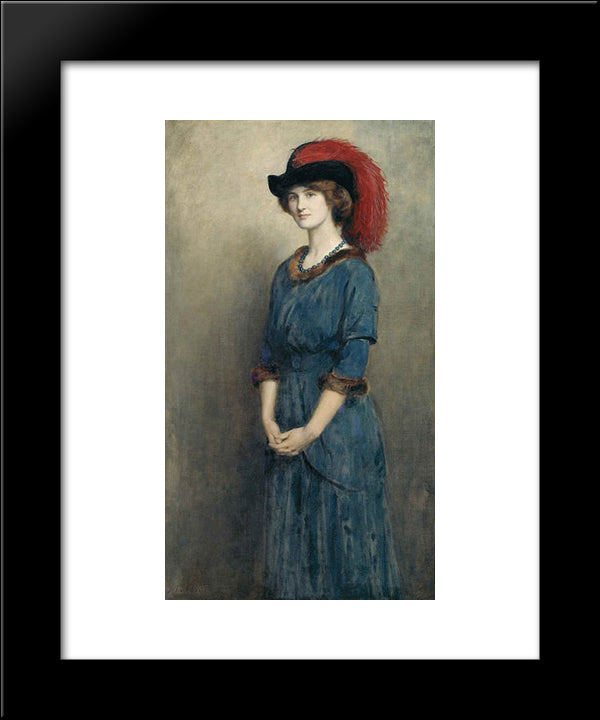 Angela Mcinnes 20x24 Black Modern Wood Framed Art Print Poster by Collier, John
