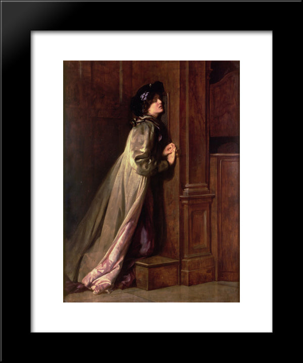 The Sinner 20x24 Black Modern Wood Framed Art Print Poster by Collier, John