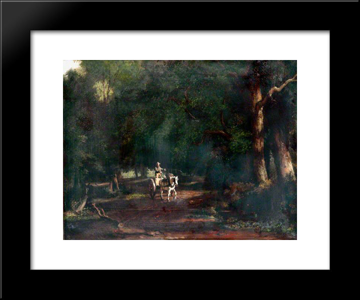 Landscape 20x24 Black Modern Wood Framed Art Print Poster by Crome, John