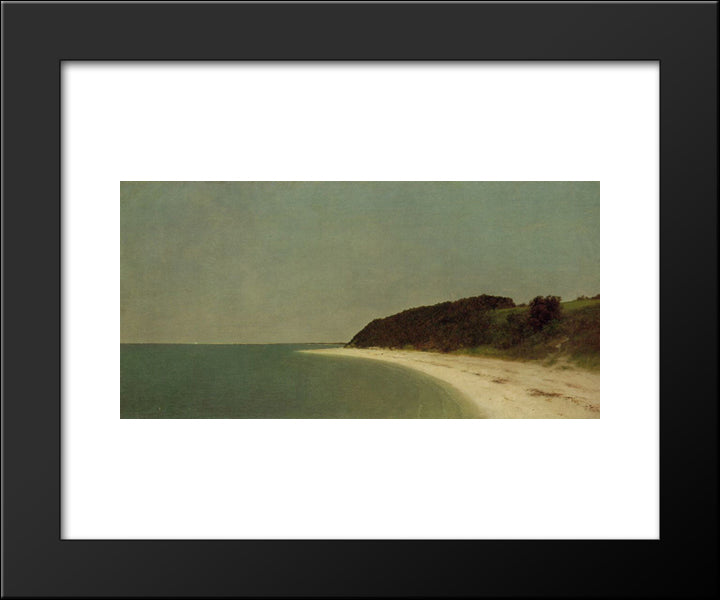 Eaton'S Neck, Long Island 20x24 Black Modern Wood Framed Art Print Poster by Kensett, John Frederick