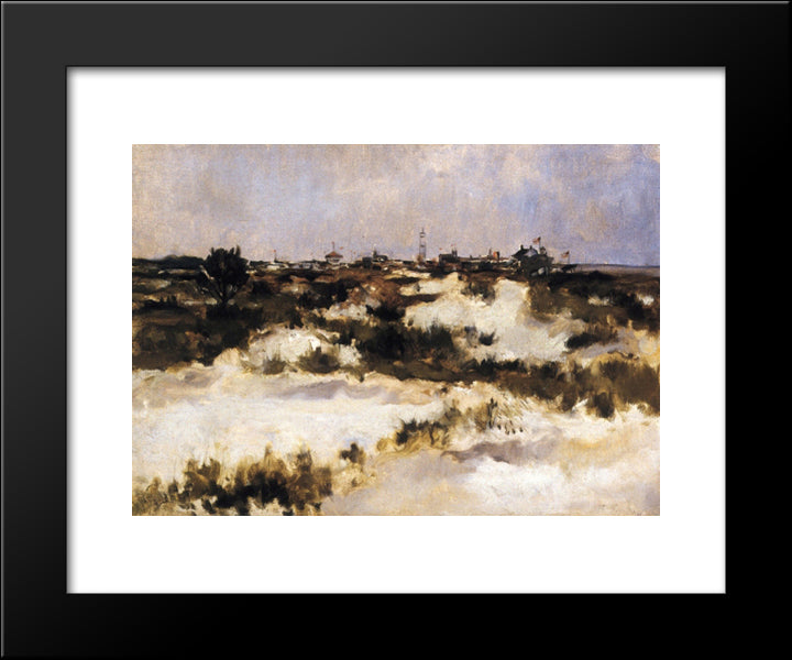 Back Of Coney Island 20x24 Black Modern Wood Framed Art Print Poster by Twachtman, John Henry