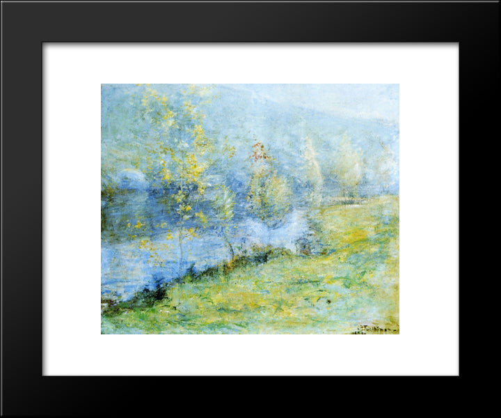 May Morn 20x24 Black Modern Wood Framed Art Print Poster by Twachtman, John Henry