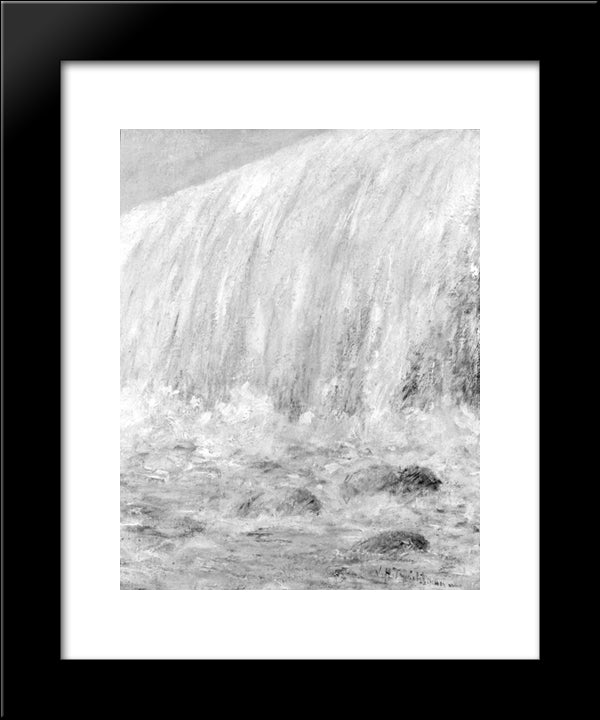 Niagara 20x24 Black Modern Wood Framed Art Print Poster by Twachtman, John Henry