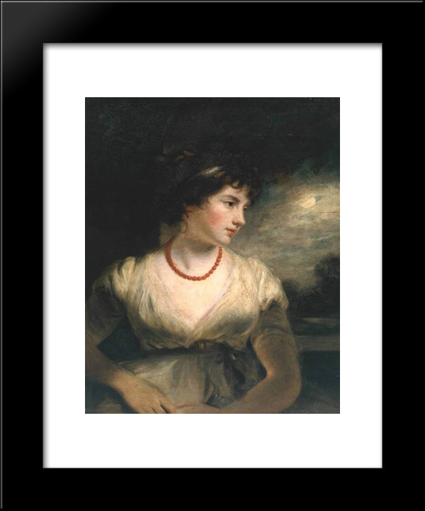 Jane Elizabeth, Countess Of Oxford 20x24 Black Modern Wood Framed Art Print Poster by Hoppner, John