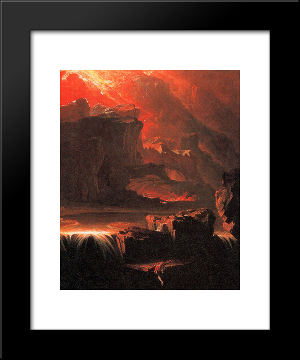 Sadak In Search Of The Waters Of Oblivion 20x24 Black Modern Wood Framed Art Print Poster by Martin, John