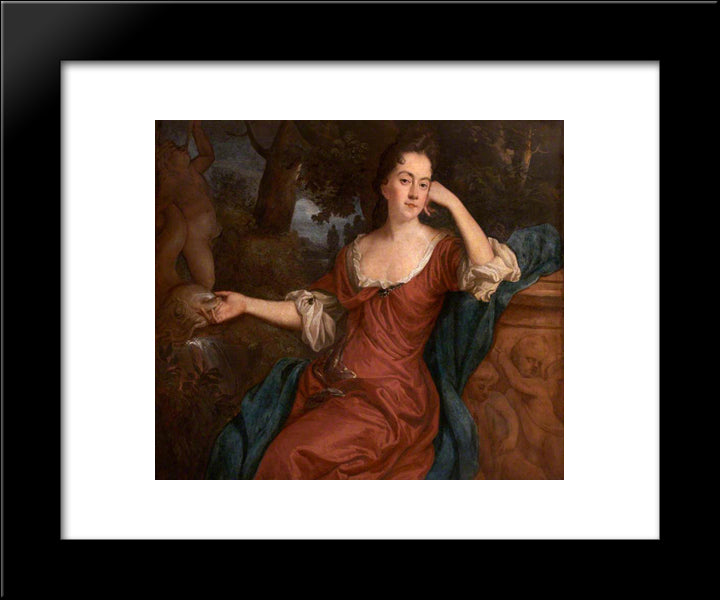 Anne Morice Of Wirrington 20x24 Black Modern Wood Framed Art Print Poster by Riley, John