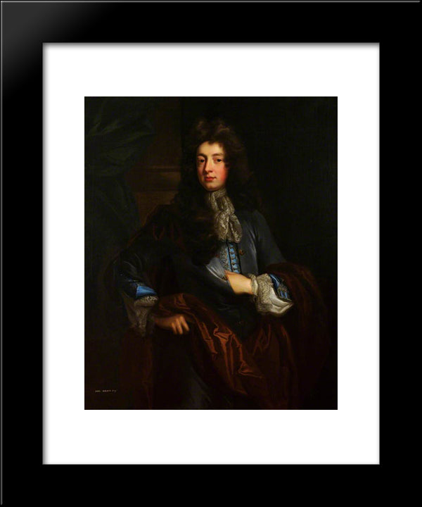 John Dolben 20x24 Black Modern Wood Framed Art Print Poster by Riley, John