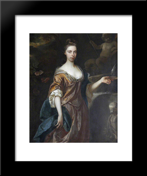 Mary Lake 20x24 Black Modern Wood Framed Art Print Poster by Riley, John