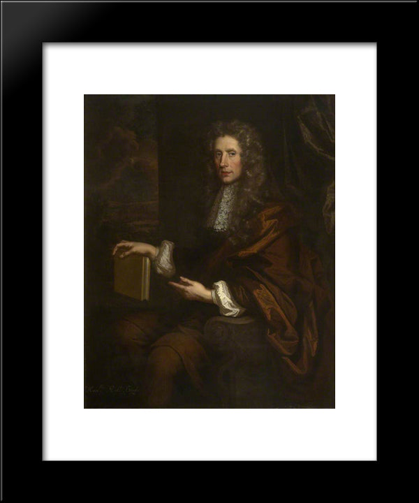 Robert Boyle 20x24 Black Modern Wood Framed Art Print Poster by Riley, John