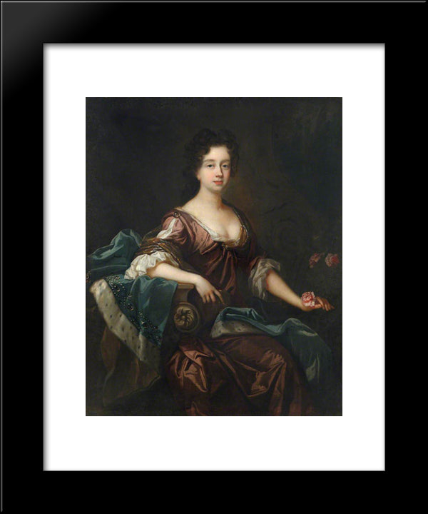 Sarah 20x24 Black Modern Wood Framed Art Print Poster by Riley, John