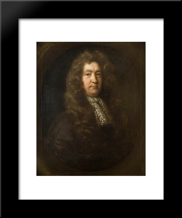 Sir Edward Waldo 20x24 Black Modern Wood Framed Art Print Poster by Riley, John