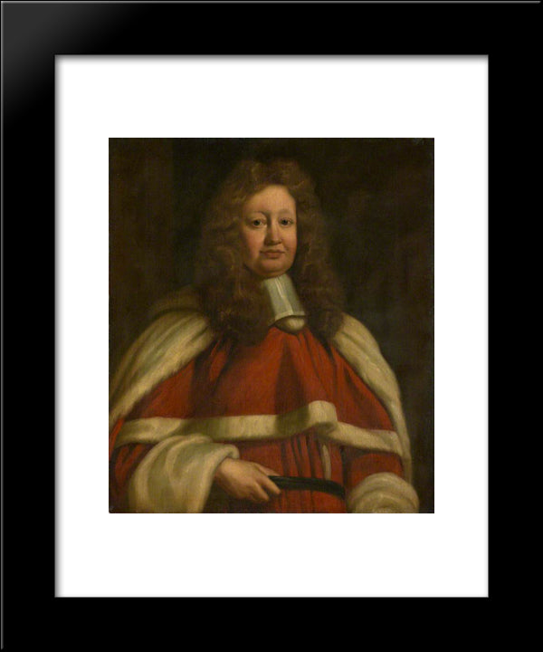 Sir John Powell 20x24 Black Modern Wood Framed Art Print Poster by Riley, John