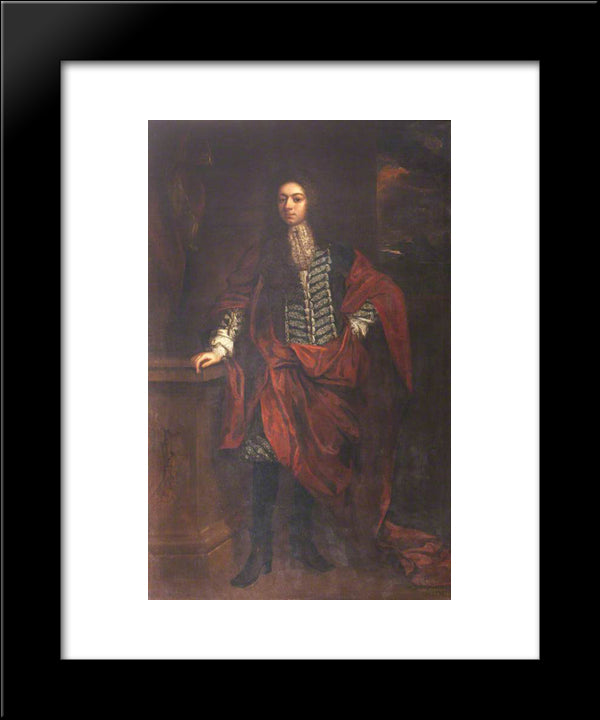 Sir John Sherard 20x24 Black Modern Wood Framed Art Print Poster by Riley, John