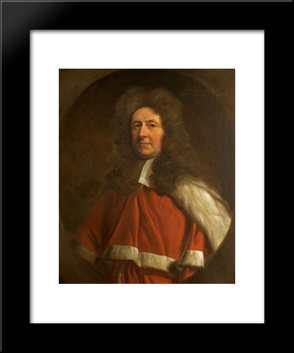 Sir Samuel Eyre 20x24 Black Modern Wood Framed Art Print Poster by Riley, John