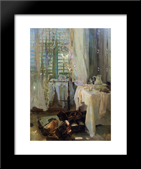 A Hotel Room 20x24 Black Modern Wood Framed Art Print Poster by Sargent, John Singer