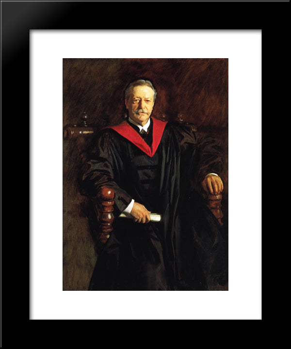 Abbott Lawrence Lowell 20x24 Black Modern Wood Framed Art Print Poster by Sargent, John Singer