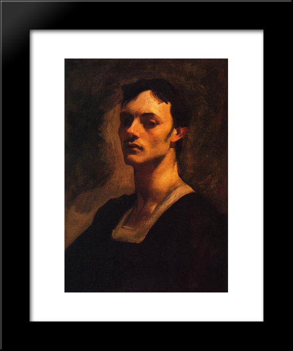 Albert De Belleroche 20x24 Black Modern Wood Framed Art Print Poster by Sargent, John Singer