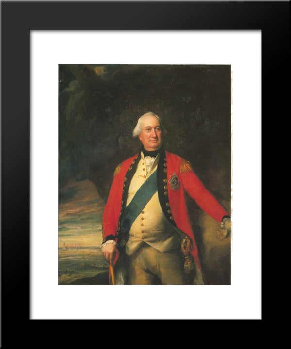 Charles Cornwallis, First Marquis Of Cornwallis 20x24 Black Modern Wood Framed Art Print Poster by Copley, John Singleton