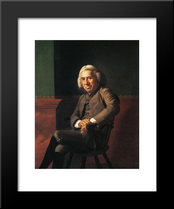 Eleazer Tyng 20x24 Black Modern Wood Framed Art Print Poster by Copley, John Singleton