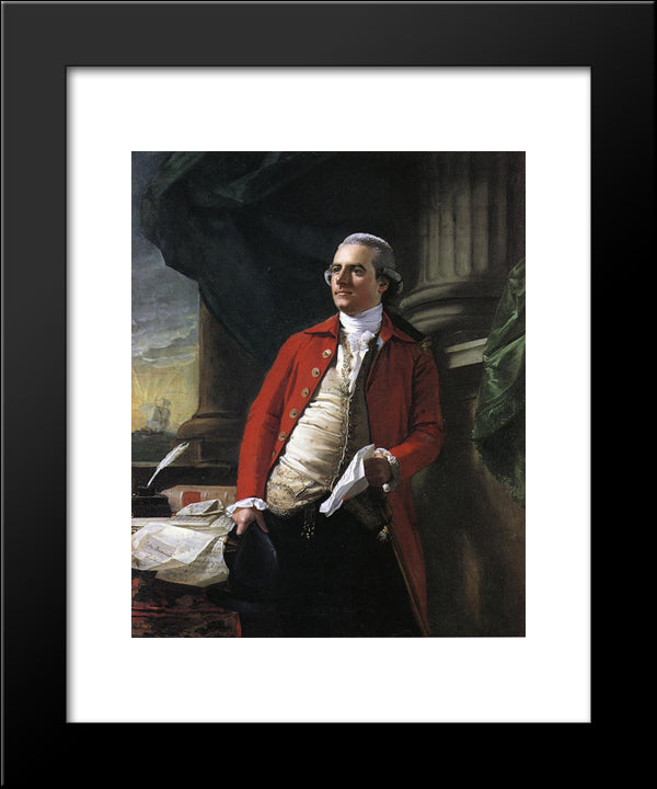 Elkanah Watson 20x24 Black Modern Wood Framed Art Print Poster by Copley, John Singleton