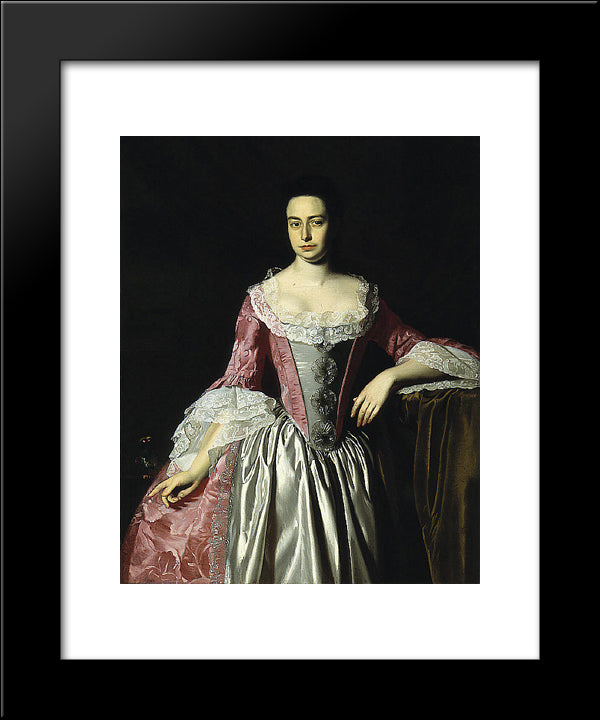 Eunice Dennie Burr 20x24 Black Modern Wood Framed Art Print Poster by Copley, John Singleton