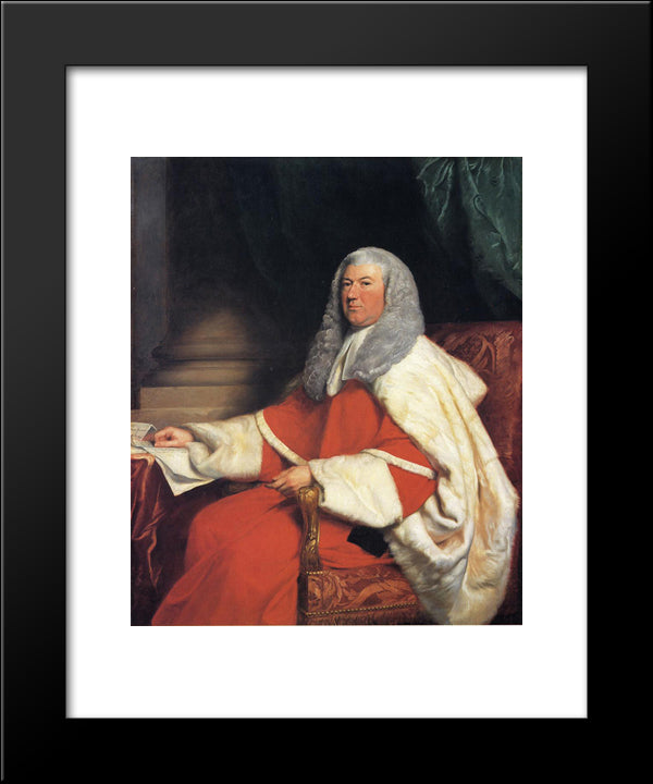 George John, 2Nd Earl Spencer 20x24 Black Modern Wood Framed Art Print Poster by Copley, John Singleton